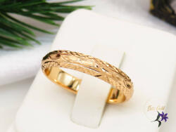 Xuping Gold Filled metszett karikagyűrű-18K (GY-357)