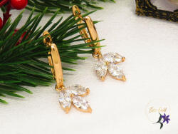 Xuping Amilla Gold Filled fehér csüngős fülbevaló-18K (F-785)
