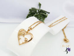 Xuping Ketrin Gold Filled delfines medálos nyaklánc-18K (LM-723)