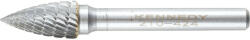 Cromwell 10x20mm ívelt hegyesvégű turbómaró forgácstörő fogazással (KEN2104240K) - szerszamhaz