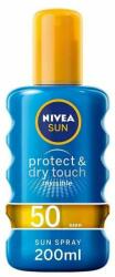 Nivea Spray de protecție solară - Nivea Sun Invisible Protect & Dry Touch Sun Spray SPF 50 200 ml