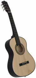 vidaXL klasszikus hársfa gitár kezdőknek és gyerekeknek 1/2 34" 70122