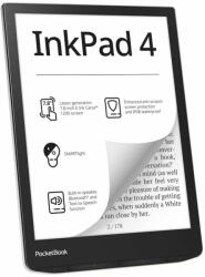 PocketBook e-book olvasó 743G INKPAD 4 STARDUST SILVER/ 32GB/ 7.8"/ Wi-Fi/ BT/ USB-C/ angol/ ezüst/ ezüst