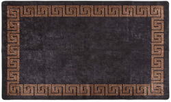 vidaXL fekete és arany csúszásmentes mosható szőnyeg 120 x 180 cm 337930