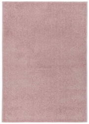 vidaXL rózsaszín rövid szálú szőnyeg 140 x 200 cm 340364