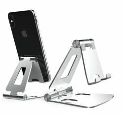  Univerzális Asztali állvány Telefon Tech-protect Universal Stand Holder Smartphone Silver