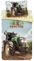 Jerry Fabrics Traktor ágyneműhuzat green/yellow 140x200cm 70x90cm (JFK029282)