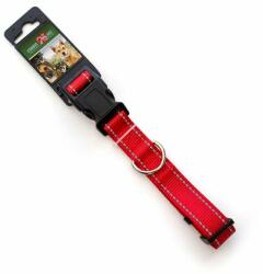 COBBY'S PET Állítható reflex textil nyakörv 40-55cm/25mm piros