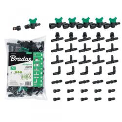 Bradas csepegtető rendszer csatlakozó készlet 42 db-os (DSWA20-SET2) - karolyi-plast