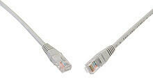 Solarix Cablu patch CAT5E UTP PVC 0, 5m gri, rezistent la zgârieturi C5E-155GY-0, 5MB (28310059)