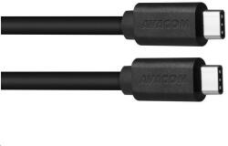 AVACOM Cablu de date și încărcare USB Type-C - USB Type-C, 100cm, negru (DCUS-TPCC-P10B)