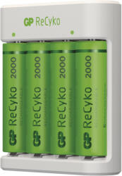 GP Batteries Încărcător de baterii GP Eco E411 4× AA REC 2000 (1604841110) Incarcator baterii