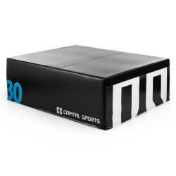 Capital Sports Rookso Soft Jump box, plyo box / plyometrikus doboz, 30 cm, fekete (FIT13-Rookso) (FIT13-Rookso)