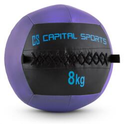 Capital Sports Wallball 8, 8kg, lila, Wall Ball (medicinlabda) műbőr (FIT20-Epitomer) (FIT20-Epitomer)