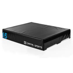 Capital Sports Rookso Soft Jump box, plyo box / plyometrikus doboz, 15 cm, fekete (FIT13-Rookso) (FIT13-Rookso)