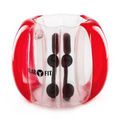 KLARFIT Bubball KR Bubble Ball, buborékfoci gyerekeknek, 75x110cm, EN71P PVC, piros (FITN4-Bubball KR) (FITN4-Bubball KR)