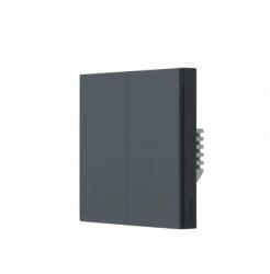 Aqara Smart Wall Switch H1 (No Neutral, Double Rocker), szürke (AQARA-WS-EUK02-G-1611)