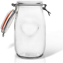 Orion Bela csatos üveg, szív, 1, 5 l (126467)