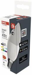 EMOS Okos LED izzó GoSmart gyertya E14 4, 8 W (40 W) 470 lm RGB dimmelhető WiFi (1525501500)