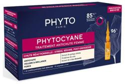 PHYTO Phytocyane Alkalmi hajhullás elleni kezelés nőknek, 12 fiola x 5 ml