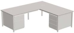 No brand Combi-Classic íróasztal két tárolóval, baloldali kivitel
