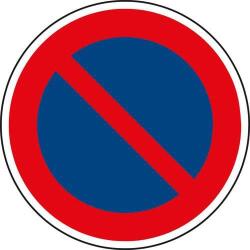  No brand Várakozni tilos (B29) közlekedési tábla