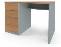  No brand Irodai asztalok Viva baloldali fiókokkal, 110 x 76 x 60 cm, bükk/szürke