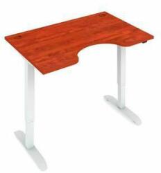 No brand MOTION ERGO állítható magasságú ergo irodai asztal, 120 x 90 cm, memóriával, bÜkk/fehér