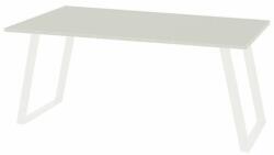 No brand Íróasztal Shape, 140 x 80 x 75 cm, egyenes kivitel, világos szürke