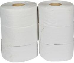  No brand Jumbo WC-papír 2 rétegű, 19 cm, 105 m, 75% fehér, 6 tekercs