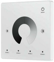 S-LIGHTLED SL-SK TW1 LED dimmer távszabályzó fali RF fehér (LEDVSK068)