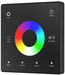 S-LIGHTLED SL-SK TW4 RGB/RGBW LED távszabályzó fali RF fekete (LEDVSK067)