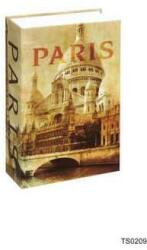 No brand Paris könyv alakú fém biztonsági miniszéf