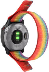 Ricardo Curea de 22 mm, nailon, culoarea curcubeu (Garmin Fenix 7/6/5 și altele)