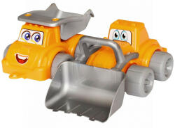 Teddies Műanyag dömper és markoló készlet