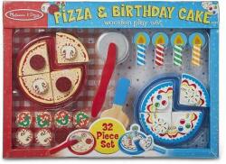 Melissa & Doug Baking - Pizza și tort de ziua de naștere (18490)