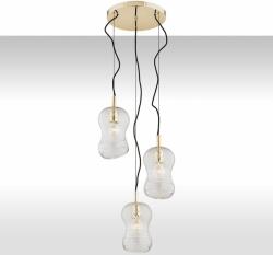 Argon Bilbao lampă suspendată 1x15 W alamă-transparent 1464 (1464)