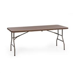 Blumfeldt Burgos, masă pliabilă pentru familie, ratan, 178 x 73 cm, spațiu pentru 6 pers. , maro (GDM10-Burgos Family) (GDM10-Burgos Family) - klarstein