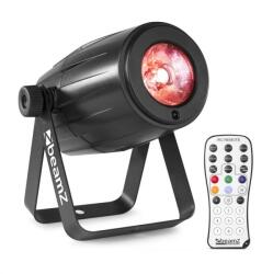 Beamz PS21W, LED pin-spot, reflektor, 12 W, 4 v 1 LED RGBW, telecomandă IR, negru (Sky-151.265) (Sky-151.265)