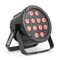 Beamz SlimPar 35, reflector cu LED-uri Spotlight 12x 3W, LED-uri 3în1, RGB, DMX / Standalone, negru (Sky-150.900) (Sky-150.900)