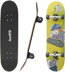 fun pro Skate 21 Skateboard mic pentru copii din lemn de arțar Designuri cool (tb001-4) (tb001-4) Skateboard