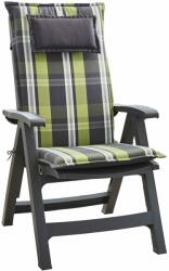 Blumfeldt Donau, pernă, pernă pentru scaun, spătar înalt, pernă scaun de grădină, poliester, 50 × 120 × 6 cm (CPT10_10269913_) (CPT10_10269913_)