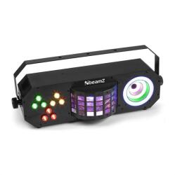 Beamz LightBox 3, efect de petrecere, efect de vapori/derby/visual ring, RGBAW-UV, negru (Sky-153.680) (Sky-153.680)