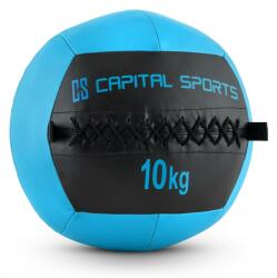 Capital Sports Wallba 10, albastru închis, 10 kg, minge de perete, piele sintetică (FIT20-Epitomer) (FIT20-Epitomer)