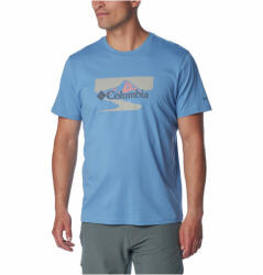 Columbia Path Lake Graphic Tee II férfi póló XL / világoskék
