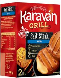 karaván Grill Sajt Steak natúr füstölt zsíros ömlesztett sajt 2 db 160 g