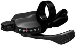 Shimano Cues SL-U8000-11R váltókar, csak jobb, 11s, bilincses rögzítés, kijelzővel, Linkglide, fekete