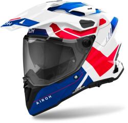 Airoh Commander 2 Reveal enduro bukósisak fényes kék-piros