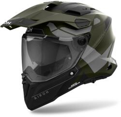 Airoh Commander 2 Reveal Enduro Sisak Matt Zöld