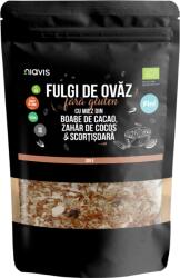 NIAVIS Fulgi de ovaz fini fara gluten cu miez din boabe de cacao, zahar de cocos si scortisoara Bio, 200 g, Niavis